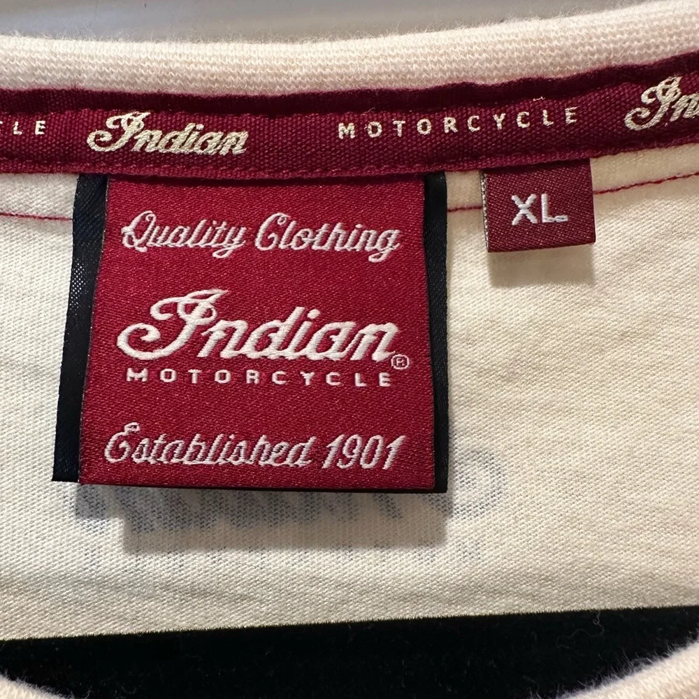 INDIAN BRAND MOTORCYCLE WOMEN’S SCOUT GRAPHIC TEE.SIZE XL (FITS LIKE A LARGE) - Picture 4 of 6